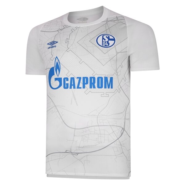 Tailandia Camiseta Schalke 04 2ª Kit 2020 2021 Blanco